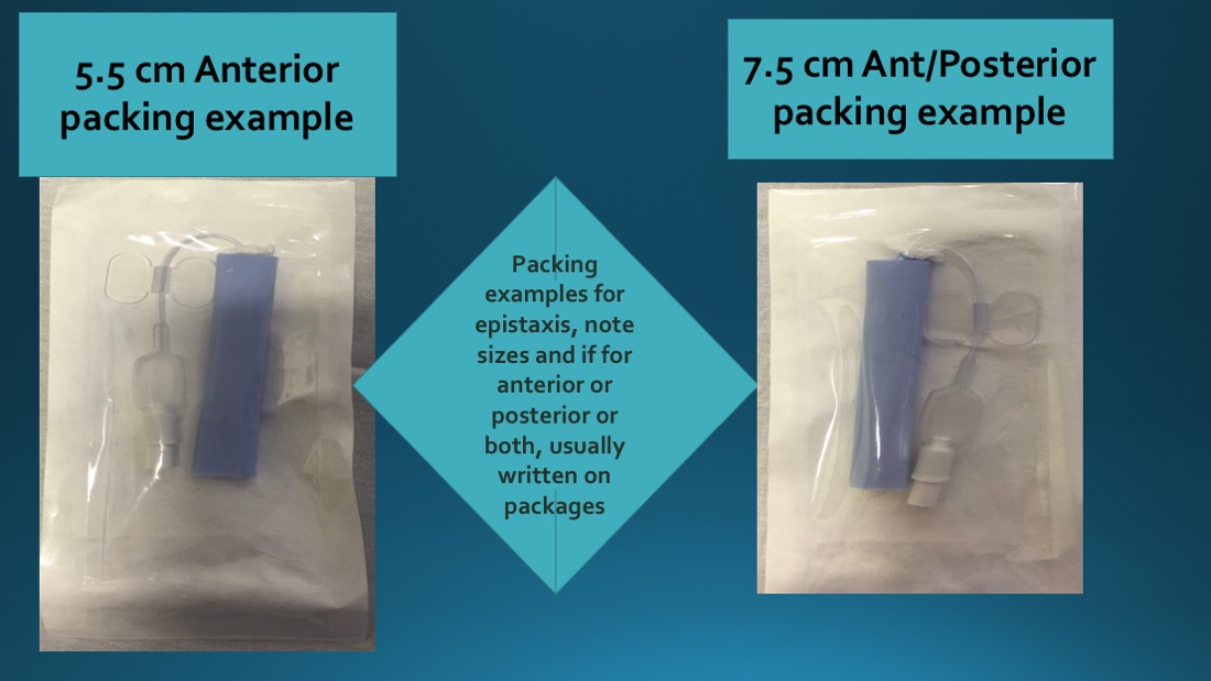 <p>Epistaxis Management Supplies