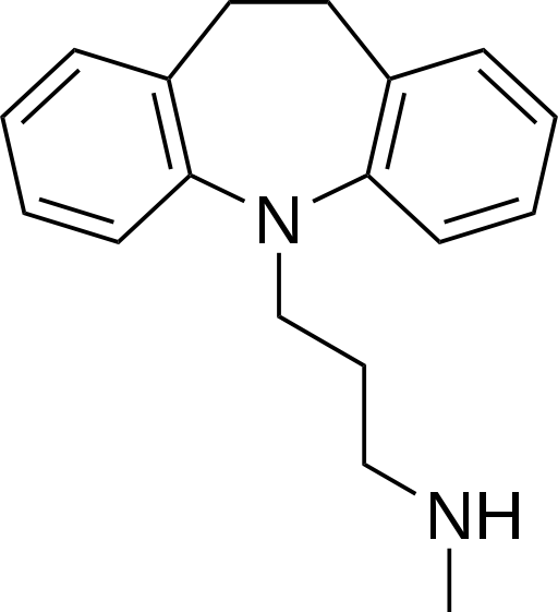 Desipramine skeletal formula